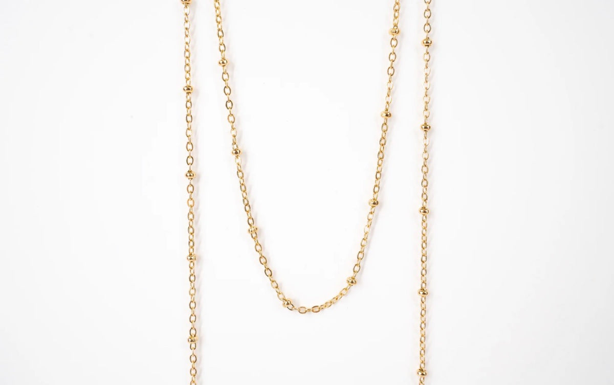 18K Gold PVD Stainless Steel Chain Bracelet
