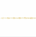 Gold-Filled Starburst Chain Bracelet