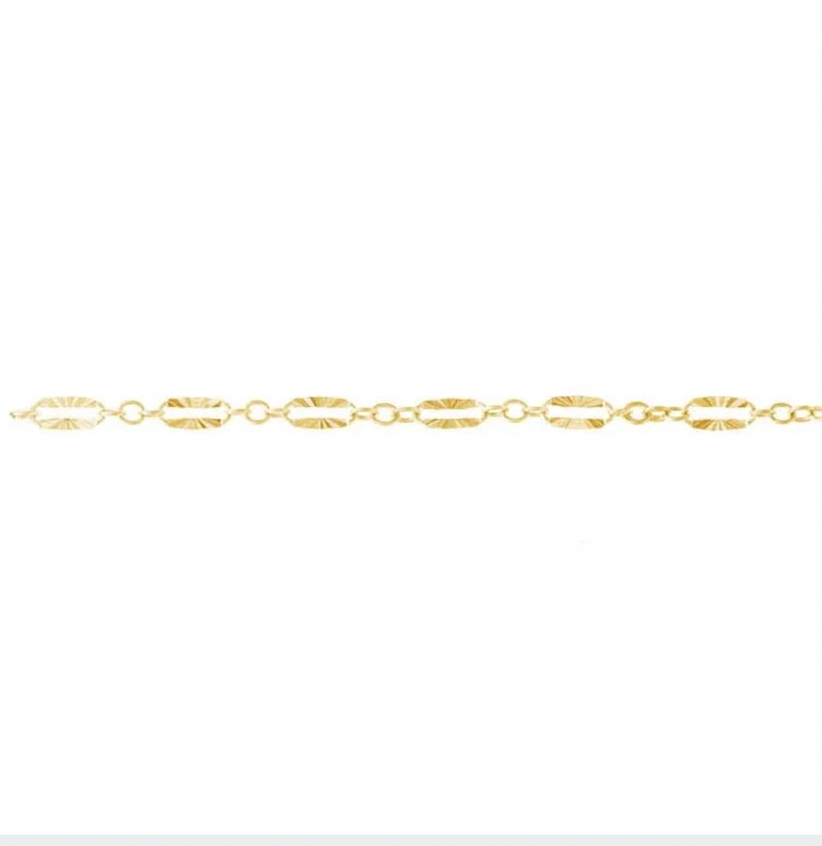 Gold-Filled Starburst Chain Bracelet