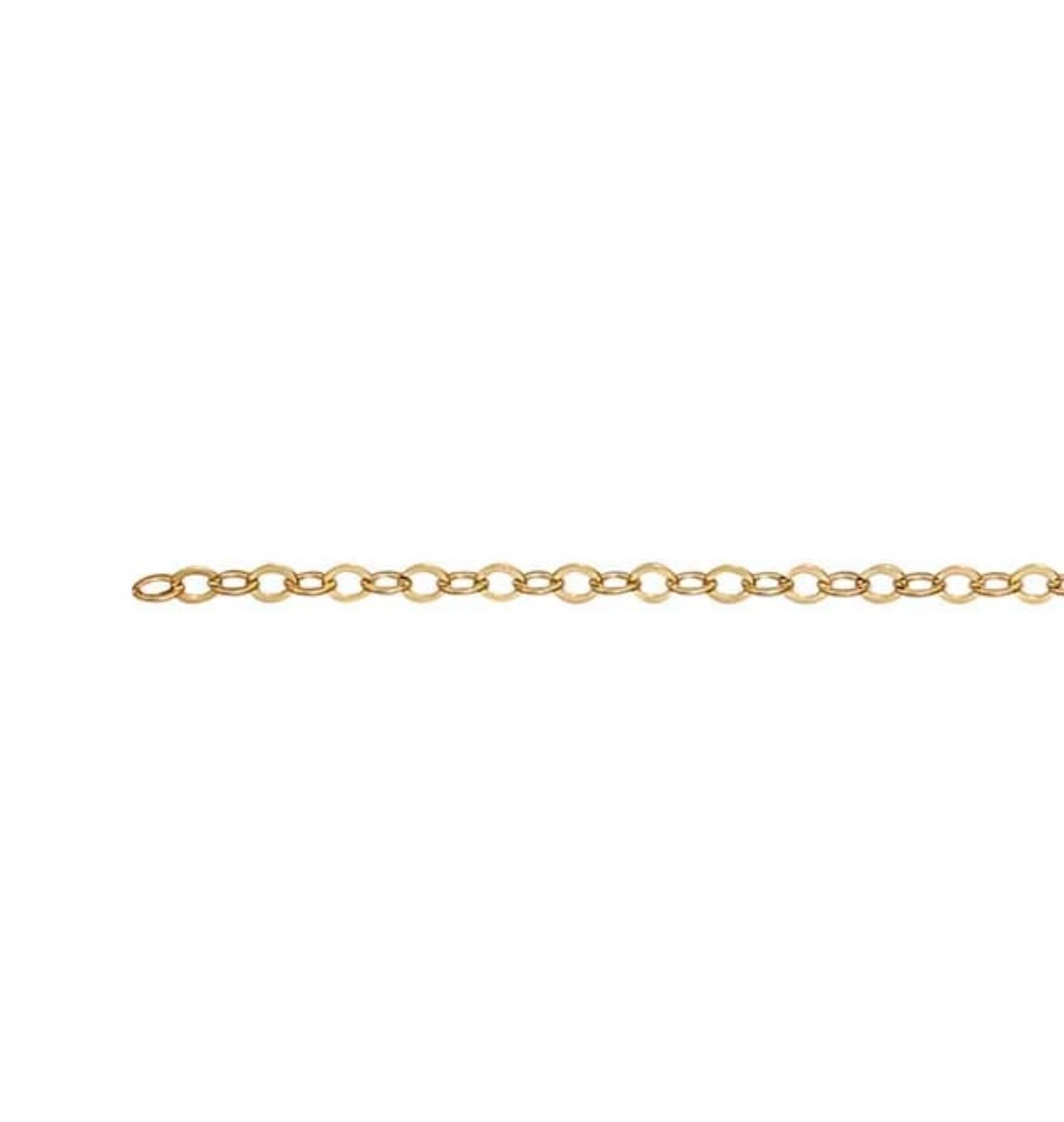 Gold-Filled Oval Cable Chain Bracelet